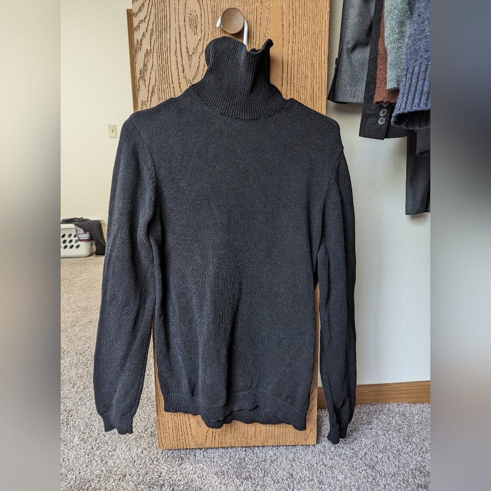 Asos Design Cotton Turtleneck Sweater